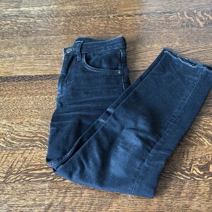 Women’s Dark Grey Ankle Crop Jeans